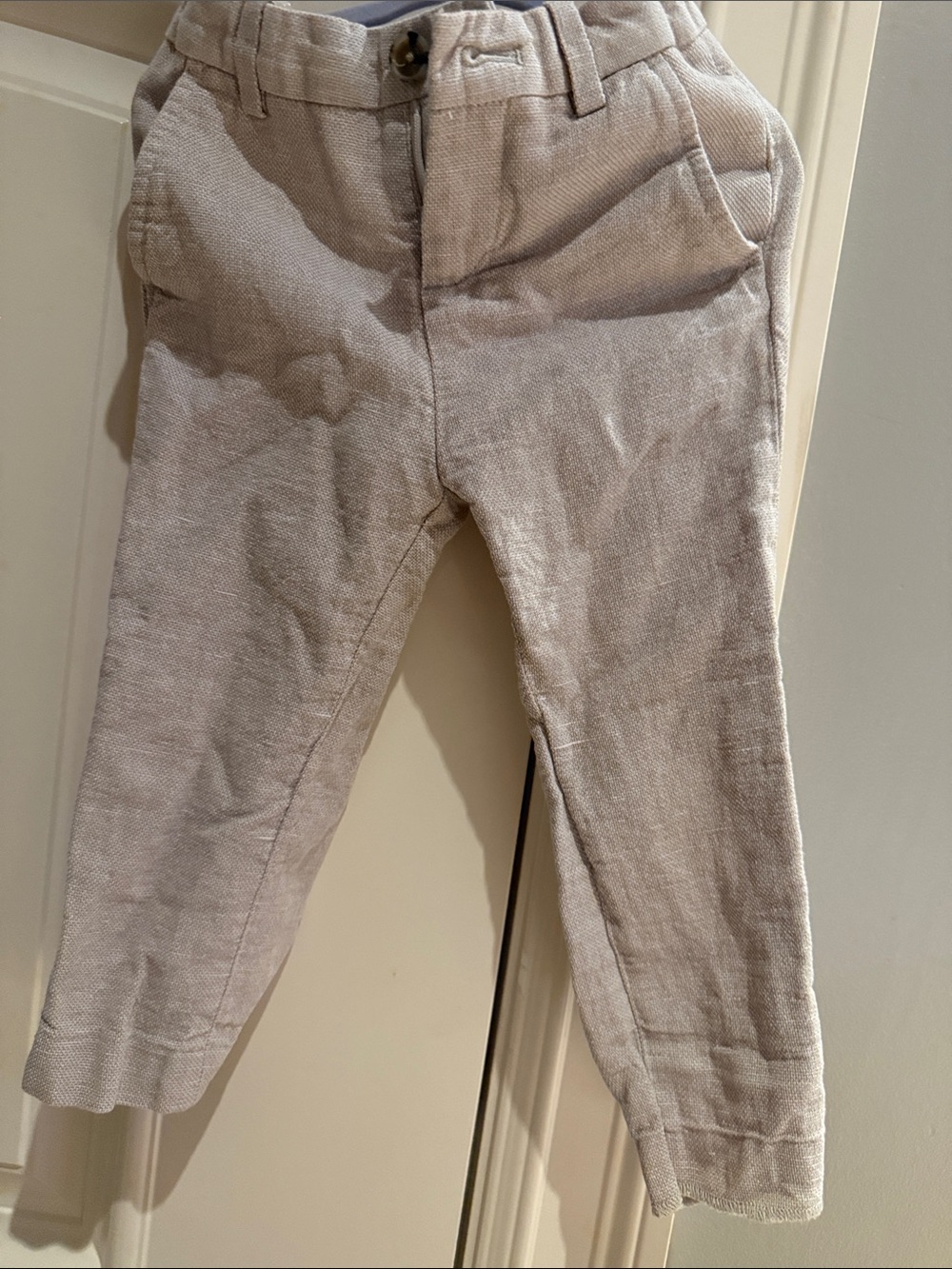 H&M Light Beige Kids Formal Pants
